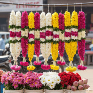 Temple Pooja Garlands Trichy – Fresh Flowers
